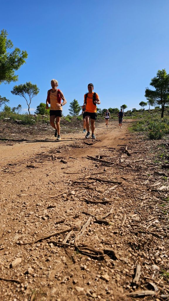 Trail running Camp Griechenland